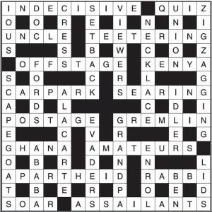 Crossword 15 - 5503