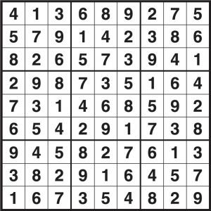 Sudoku 6 - 0158