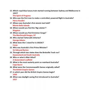 Trivia