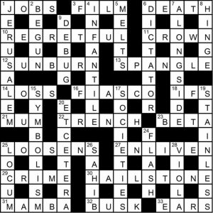 Crossword 70