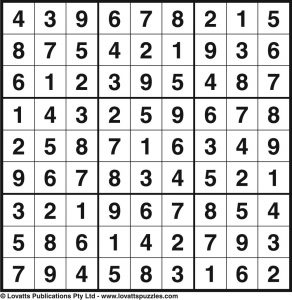 Sudoku 30 Level 3