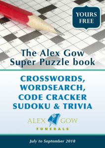 Alex Gow Funerals Puzzle Book Seven