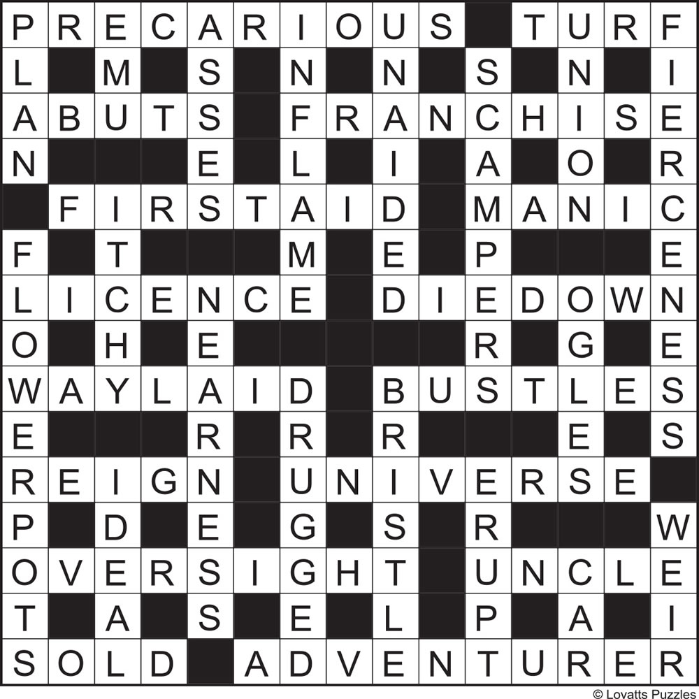 Crossword 124