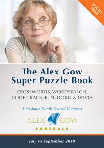 Alex Gow Funerals Puzzle Book Eleven