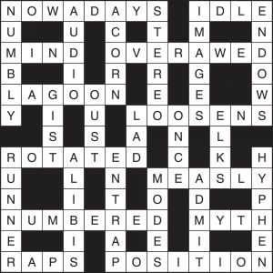 Crossword 245