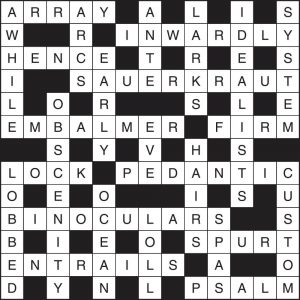 Crossword 258