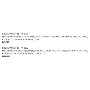 Code Cracker January 2021