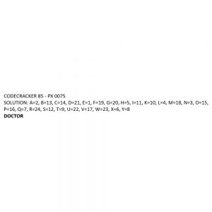 Code Cracker March 2021