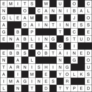 Crossword 307