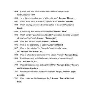 Trivia July