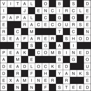 Crossword 339