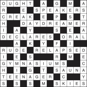 Crossword 354