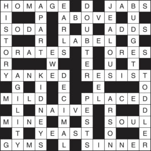 Crossword 378