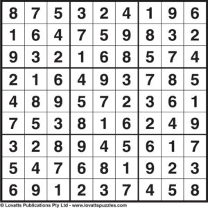 Sudoku 135