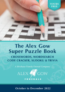 Alex Gow Funerals Puzzle Book Twenty Four