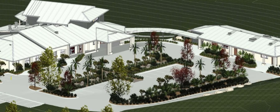 Rendering of Thornlands Crematorium, now in construction